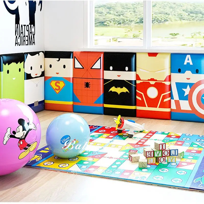 Bed Headboard Boy Childern Bedroom Furniture Wall Decoration Sticker Anti-collision Panels Cabecero Cama Head Board Tete De Lit
