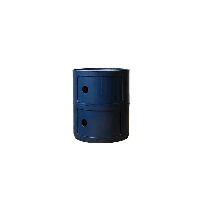 Round bedside table nordic plastic Bedside cabinet for bedroom small side end table nightstand Storage locker