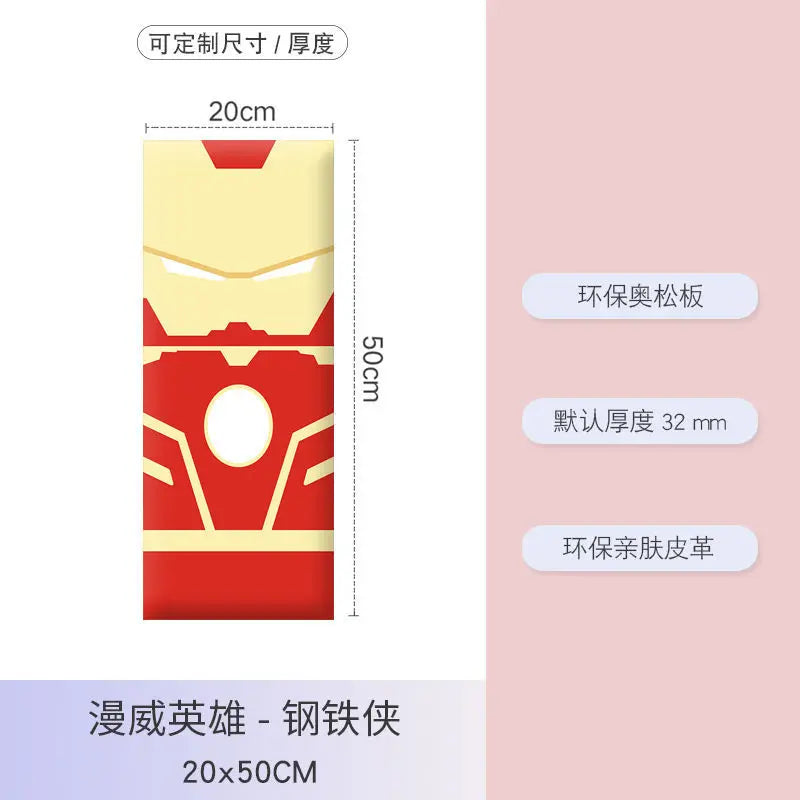 Bed Headboard Boy Childern Bedroom Furniture Wall Decoration Sticker Anti-collision Panels Cabecero Cama Head Board Tete De Lit